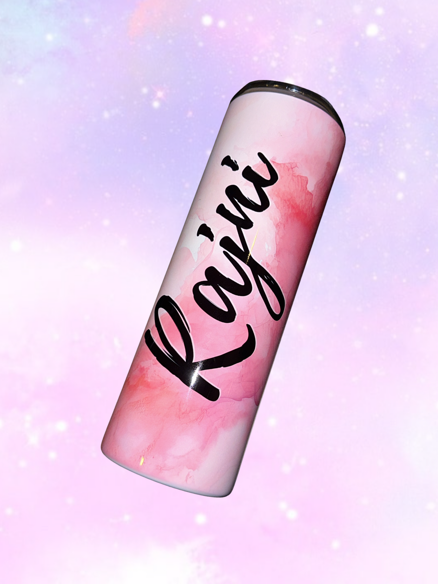 Watercolor Name Tumbler