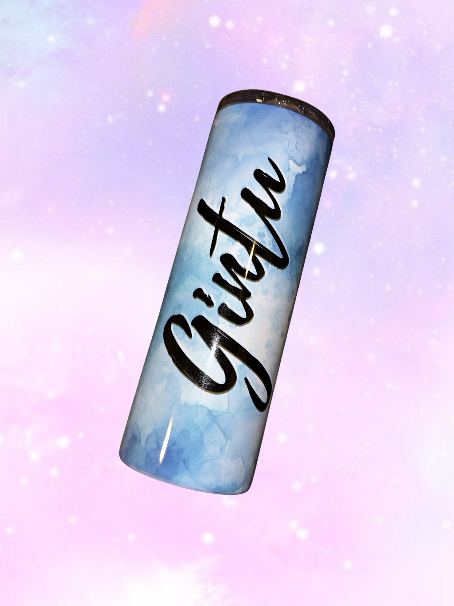 Watercolor Name Tumbler