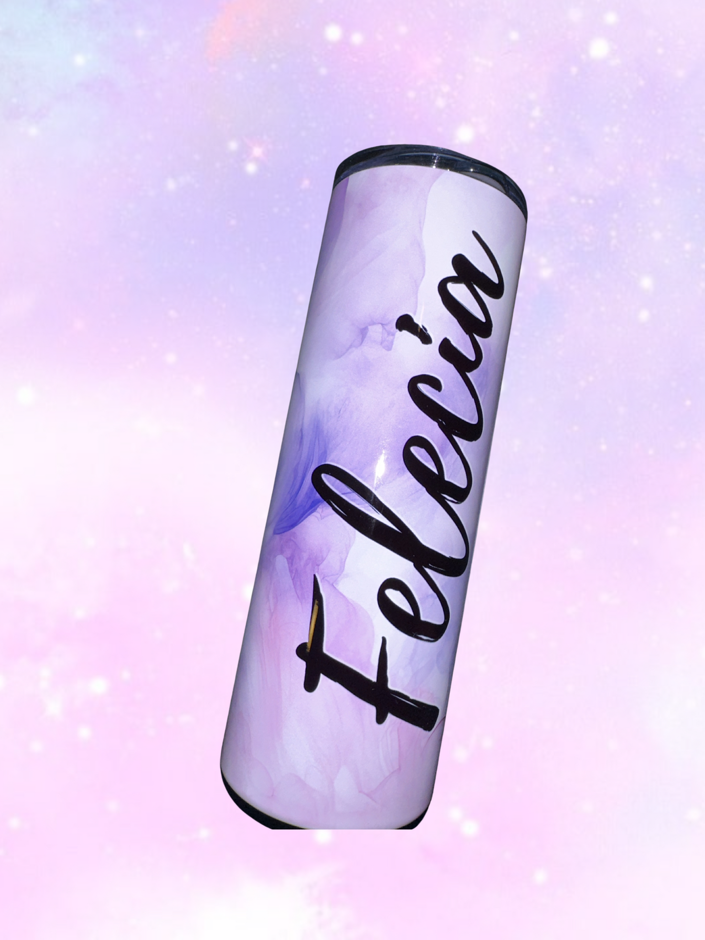 Watercolor Name Tumbler