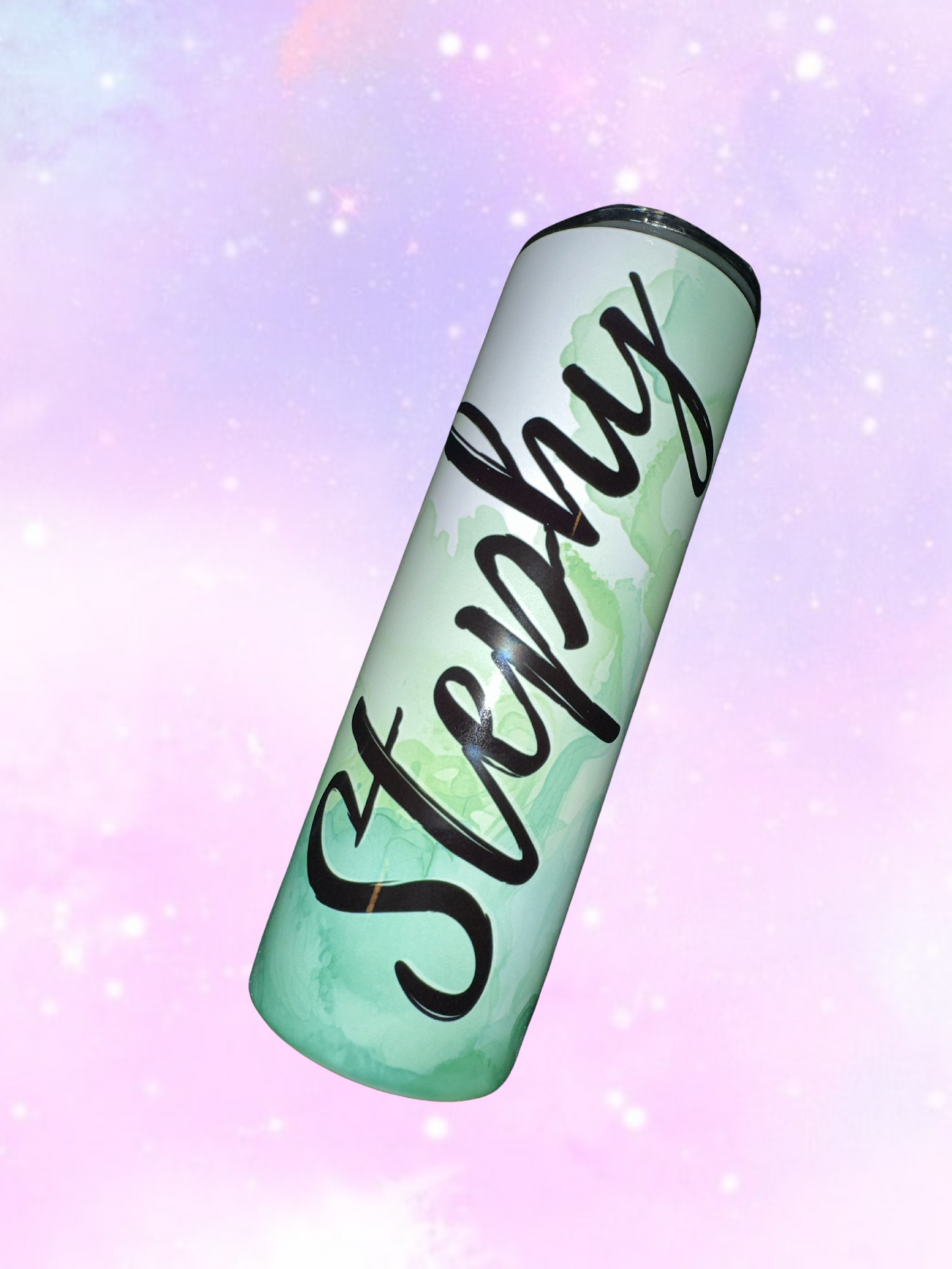 Watercolor Name Tumbler